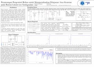 Poster: Perancangan Pengontrol Robust untuk Mempertahankan Pelepasan Arus Konstan pada Baterai Litium-ion Terdegradasi
