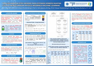 Poster: Analisis Dampak Efek Memori pada Estimasi Kondisi Muatan LiFePO4 Menggunakan Physics-Informed Machine Learning