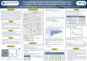 Poster: Pengembangan Model Prediksi Okupansi Menggunakan Long-Short Term Memory Berdasarkan Konsumsi Listrik