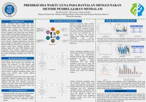 Poster: PREDIKSI SISA WAKTU GUNA PADA BANTALAN MENGGUNAKAN METODE PEMBELAJARAN MENDALAM