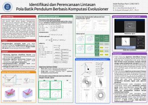 Poster: Identifikasi dan Perencanaan Lintasan Pola Batik Pendulum Berbasis Komputasi Evolusioner