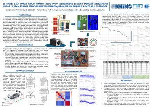 Poster: ESTIMASI KENDARAAN LISTRIK DENGAN KERUSAKAN ANTAR LILITAN STATOR MENGGUNAKAN PEMBELAJARAN MESIN BERBASIS DATA MULTI-SENSOR